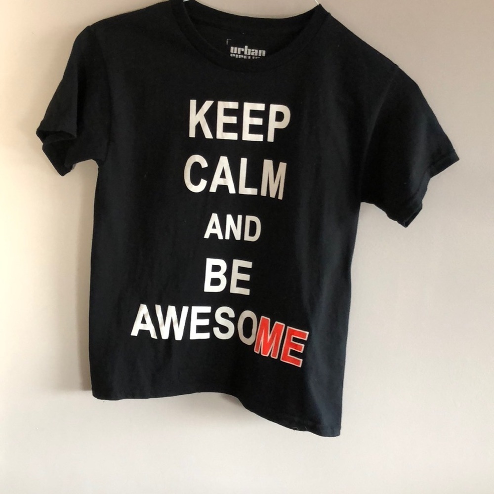 Keep calm and be awesome tee